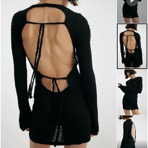 NWT NA-KD open back mini dress